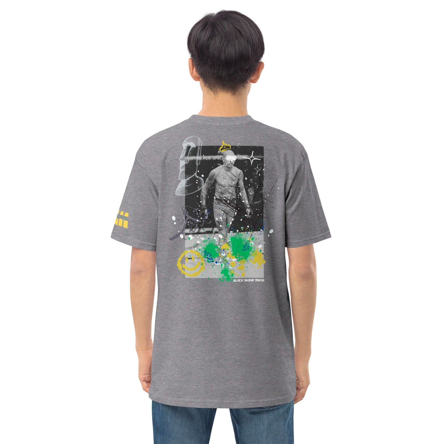 Black Sheep Mafia "Alex Potan Pereira" Men’s premium heavyweight tee