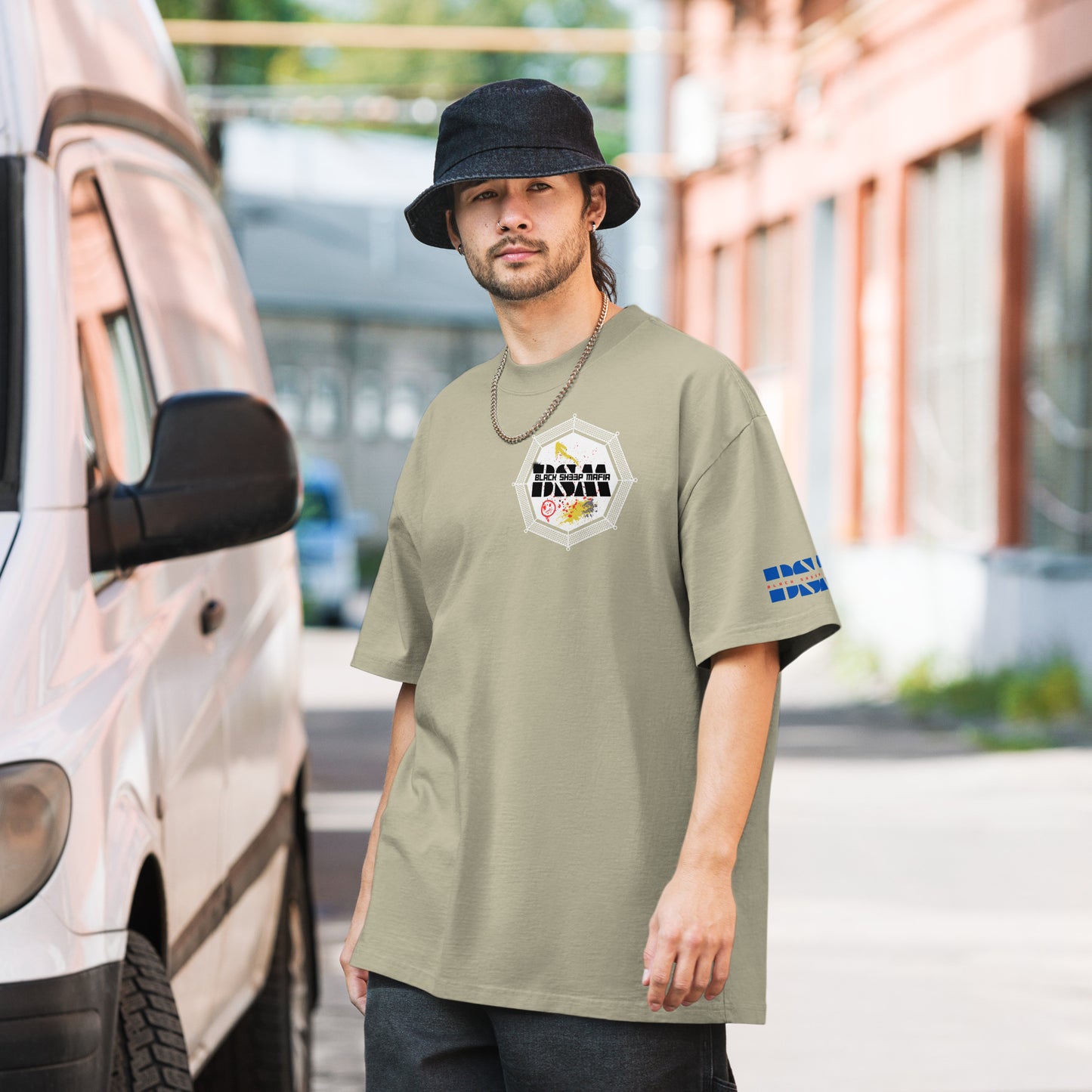Black Sheep Mafia "Max Blessed Holloway" Oversized faded t-shirt