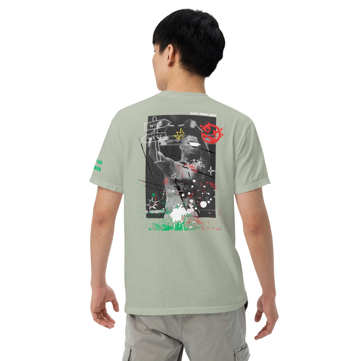 Black Sheep Mafia "Nate Diaz" heavyweight t-shirt