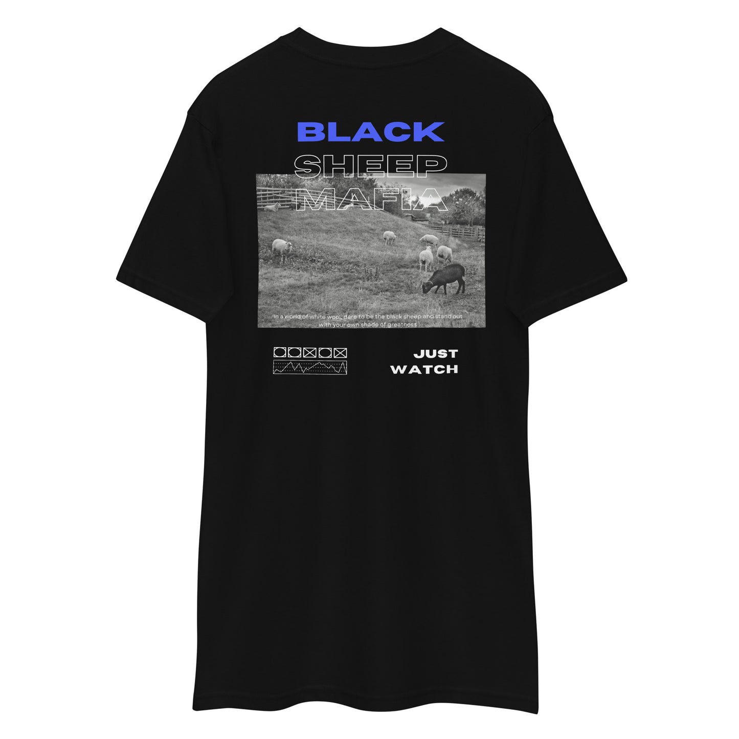 Black Sheep Mafia "just Watch", Men’s tee