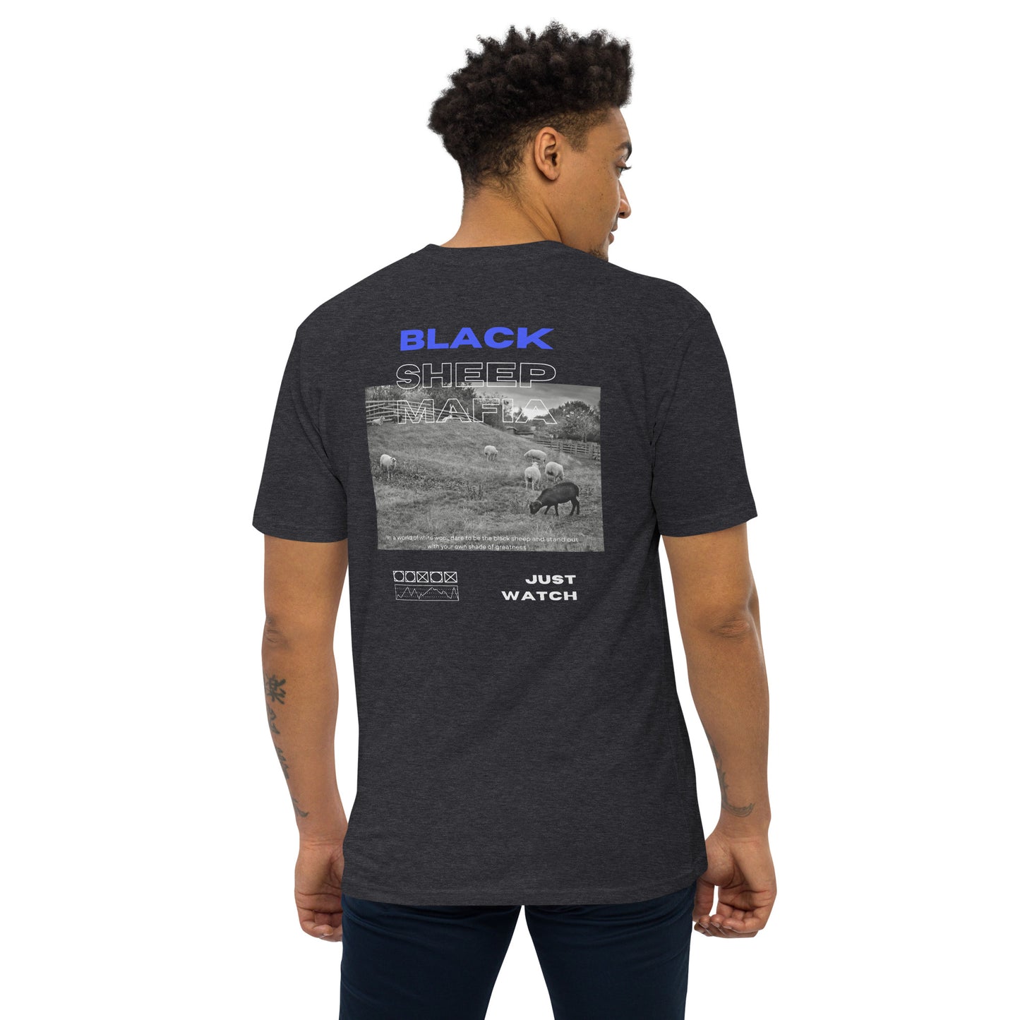 Black Sheep Mafia "just Watch", Men’s tee