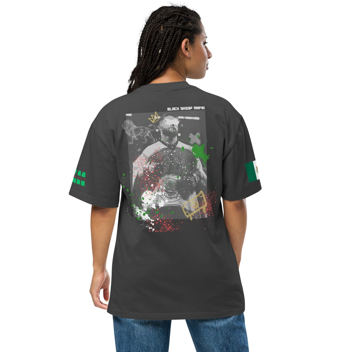 Black Sheep Mafia "Canelo Alvarez" Oversized faded t-shirt